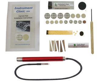 IC540 Clarinet Pads, Pad Kit, Set for Your Clarinet, w Leak Light 