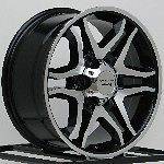17 Inch Black Wheels Rims Chevy Truck 2WD Tahoe GMC Yukon Suburban 5 