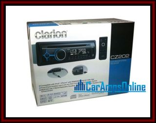 CLARION CZ202 IN DASH CAR STEREO CD PLAYER RECEIVER HEAD UNIT USB 