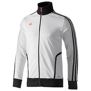 Adidas Predator Style Soccer Track Jacket White Climalite X11519 $65 