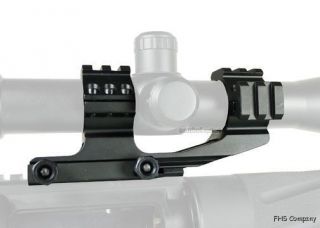 30mm Ring Cantilever Flat Top Rifle Scope Tri Mount with Picatiiny 