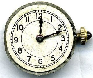 1920s era Swiss 15j Blancpain LeCoultre wrist watch movement for parts 