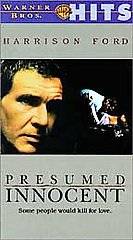 Presumed Innocent VHS, 1991