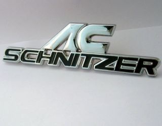 Car 3D Metal Grill Emblem Logo Badge Front Gille AC SCHNITZER black 