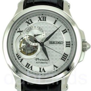 NEW Seiko Premier Mens Automatic Sapphire Crystal WR100M Watch SSA021 