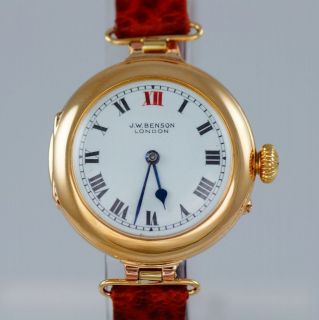   Benson 9ct Gold 1915 Ladies Vintage Watch by Rotherhams Coventry