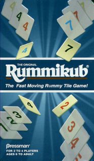 Rummikub Travel Tile Game in TIN (2216CR) Pressman Toy NEW