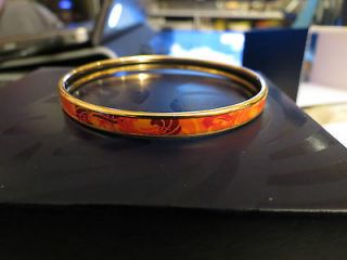 FREY WILLE SPHYNX ORANGE BANGLE. 0.75 cms x 7 cms. NEW & GENUINE