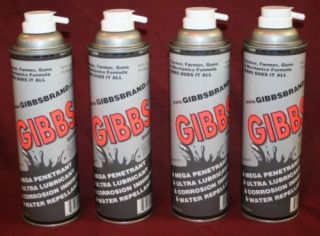 gibbs brand lubricant gun oil cleaner penetrating oil ships