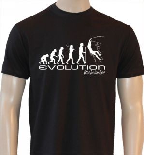 EVOLUTION ROCK CLIMBER CLIMBING ROPE MENS SHIRT OCC117