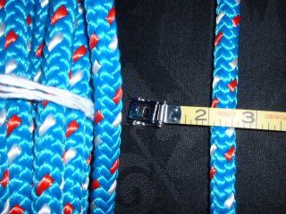 ARBOR TREE CLIMB BOAT 12 STRAND BLUE ROPE WITH A RED & WHITE TRACER 1 