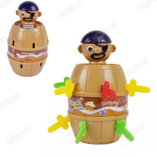 Funny Lucky Stab Pop Up Toy Gadget Pirate Barrel Game Toys 2012 New 