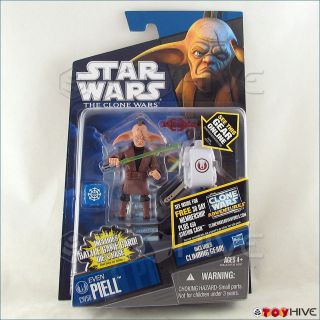 Star Wars Clone Wars animated Even Piell CW 58 with climbing gear