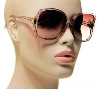 New Optical Sunglasses Transparent Hint Pink Purple Brown Gradient 