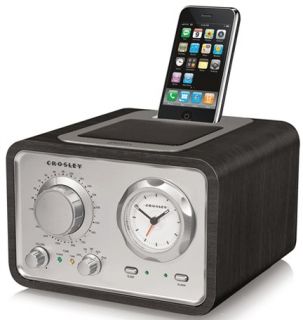 NEW Crosley CR3010 iDuet Retro Clock Radio w/ iPod Dock