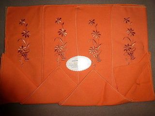 orange cloth napkins in Home & Garden