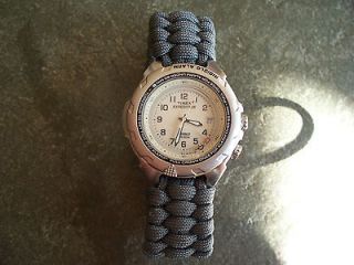 Timex Expedition Indiglo Watch with Custom Paracord 550 Band