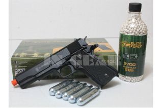   1911 A1 Full Metal CO2 Blowback Airsoft Pistol Free 5 CO2 Cartridge
