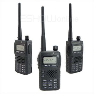 5W UHF / VHF 128CH Walkie Talkie Frequency Two Way Radio Q 666 Black
