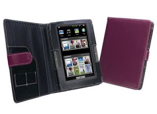 Arnova 7e G2 Dual Touch 7 inch Tablet Leather Cover Case   Purple