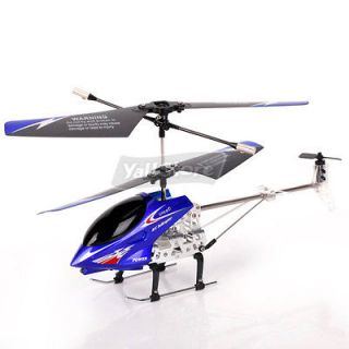 RTF 2.5CH Infrared Remote Control Helicopter 2.5 Channel RC Blue Metal 