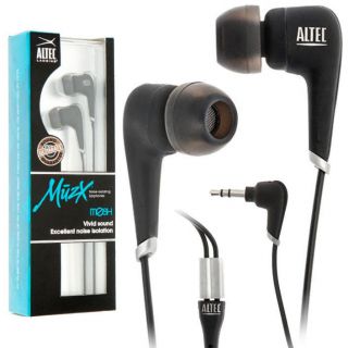 Altec Lansing MZX106 Mesh Earbud Headphones with SnugFit Design 