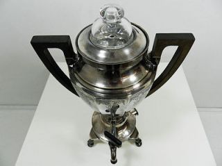Vtg Universal Art DECO percolator pot Coffee Maker Warmer Urn 1900s