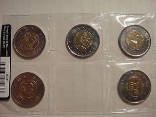   PARKS CANADA BOREAL FOREST TOONIES $2 DOLLARS SEALED $10 FACE VALUE