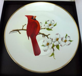 Avon Cardinal Collector Plate 1974 Don Eckelberry North American 