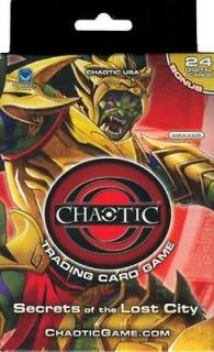   OF THE LOST CITY Chaotic Trading Card Game STARTER DECK   Sealed