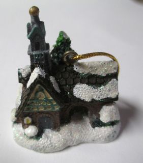   Alder Thomas Kinkade Miniature Lighthouse Ornament Clockwork Cottage