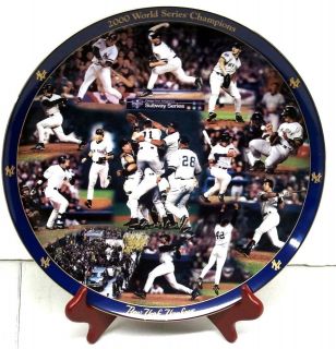   Mint New York Yankees 2000 World Series Champions Collector Plate