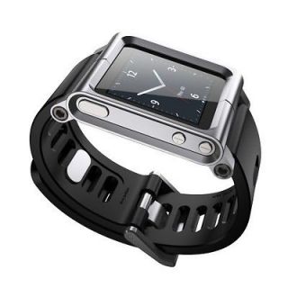 Black) LunaTik LYNK Multi Touch Wrist Watch Band for iPod Nano 6th 