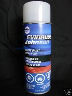 BRP Johnson Evinrude Spray Paint Clear Coat