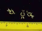 ESTATE VINTAGE UNMARKED GOLD COLORED HEART PENDANTS THREE NO STONES 