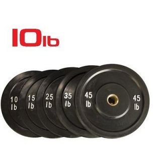 10lbs Bumper Rubber Olympic Plate WITH 2 Metal Inserts