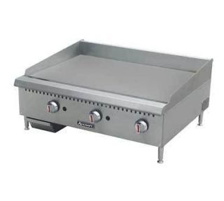 Commercial 24 Natural Gas Flat Top Griddle Stainless Steel, 3/4 