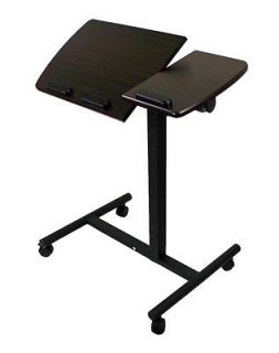 New Portable Notebook Laptop Rolling Table Cart Desk TV Stand Tiltable 