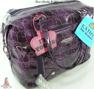   Zeeland Carry On Luggage XL Tote Purse Laptop Computer Bag Purple NWT