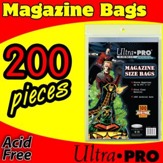 200 comic book storage bags