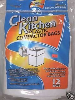 Trash Compactor Bags Plastic Kenmore 15 12 Pk 13370