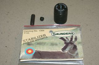   ARCHERY STABILIZER ADD ON WEIGHT 4oz.FOR RECURVE OR COMPOUND BOW