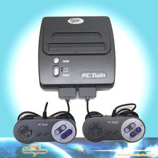 New FC Twin Nintendo NES/SNES Super Retro Video Game System   Charcoal 