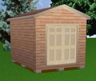 10x14 Storage Shed Plans Package, Blueprints & MORE