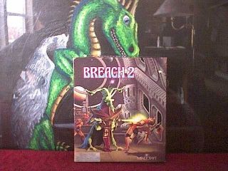 1990 Breach 2 by Mindcraft * boxed version 2.0 software for PC