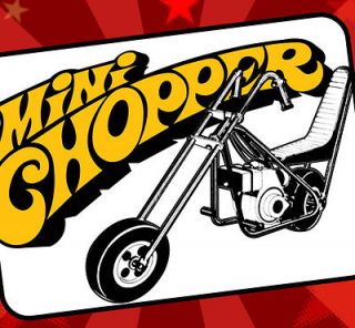 Mini Bike Tshirt Mini Chopper Go Kart Taco Vintage 60s
