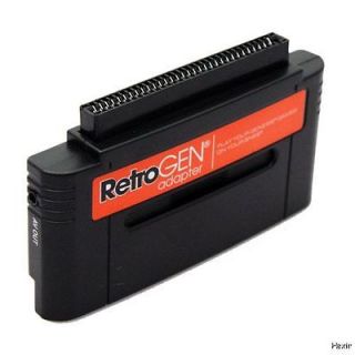 Sega Genesis To SNES Console Retrogen Cartridge Adapter Retro Bit 
