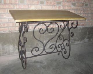 rustic console table in Tables