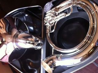 CONN 20K BBb SILVER PLATED SOUSAPHONE IN MINT CONDITION