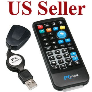 USB PC Remote Control Controller for Desktop & Laptop w/ Mouse 